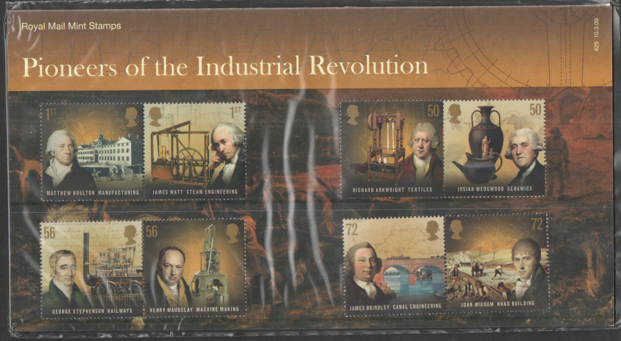 (image for) 2009 Industrial Revolution Presentation Pack 425 - Click Image to Close